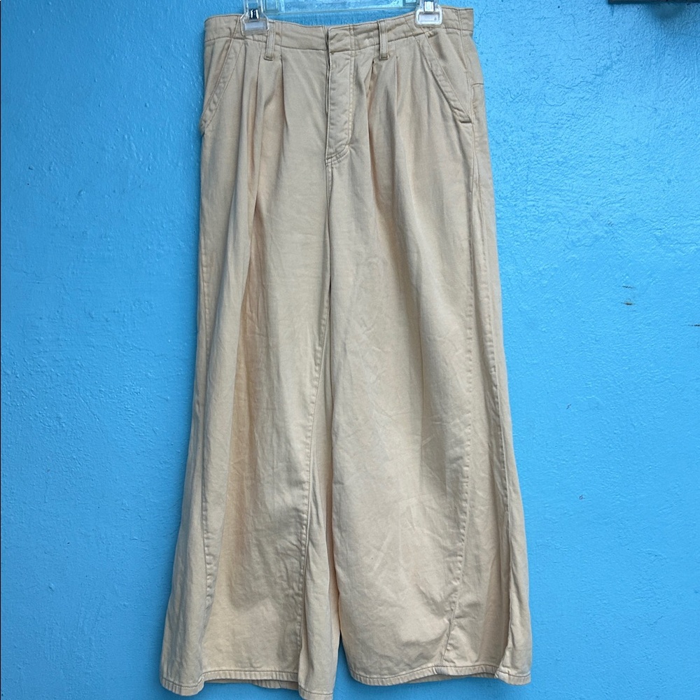 Free people wide legged pants